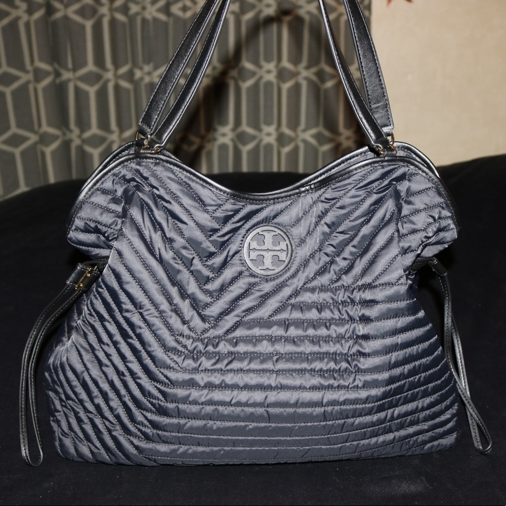 NWOT Tory Burch Nylon Puff Shoulder Bag - Black
